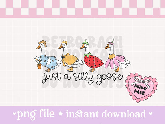 Just A Silly Goose PNG File