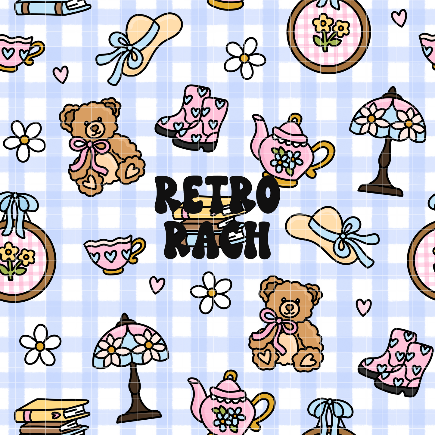 Thrifting Seamless Pattern