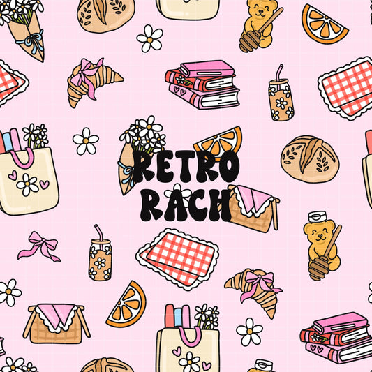 Summer Picnic Seamless Pattern