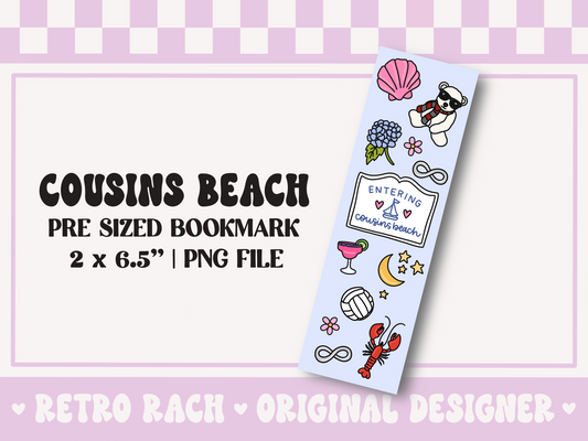 Cousins Bookmark PNG File