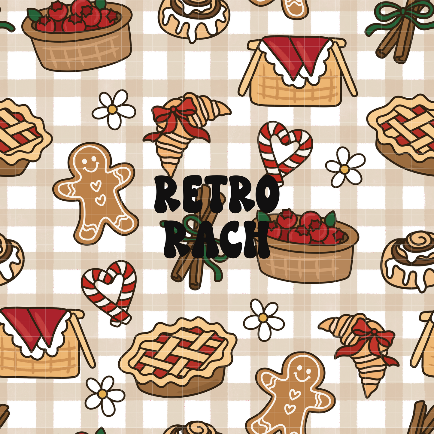 Winter Treats Seamless Pattern