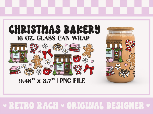Christmas Bakery Cup Wrap File