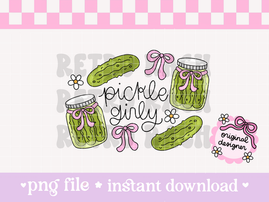 Pickle Girly PNG File