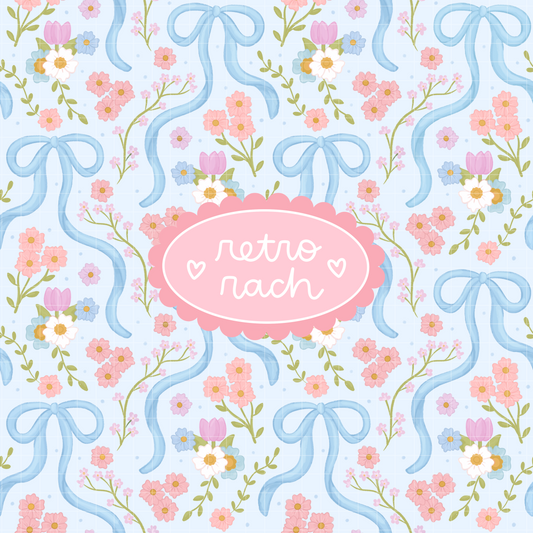 Regency Bows Seamless Pattern