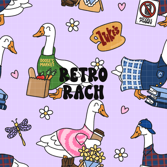 Geese Seamless Pattern