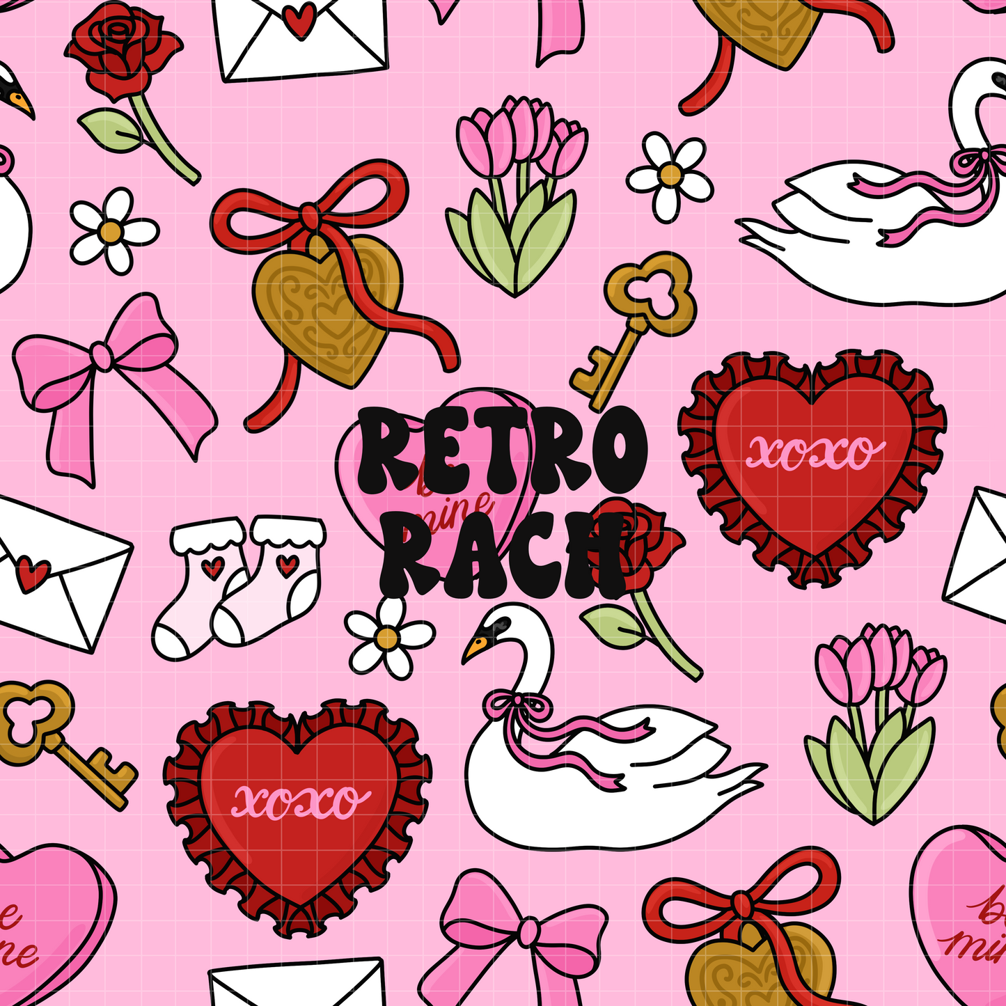 Be Mine Seamless Pattern