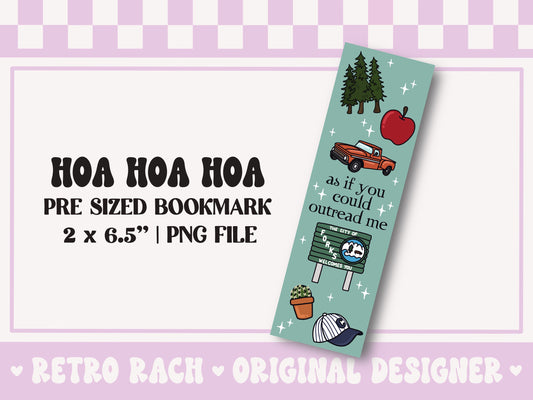 Outread Me Bookmark PNG File