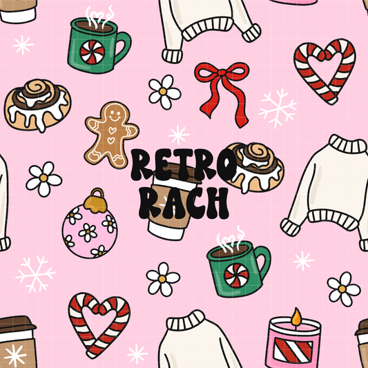 Merry Christmas Seamless Pattern