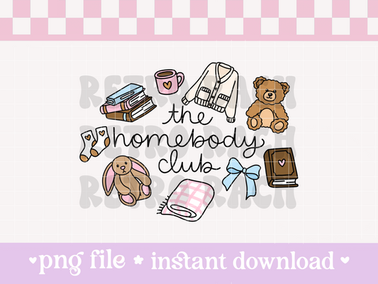 Homebody Club PNG File