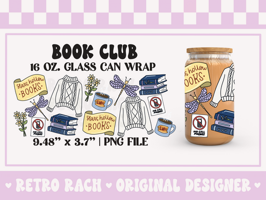 Stars Hollow Book Club Cup Wrap File