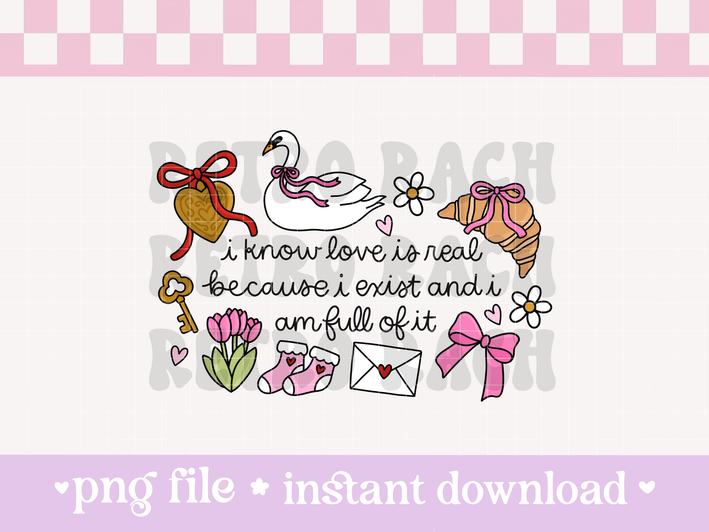 Love Exists PNG File