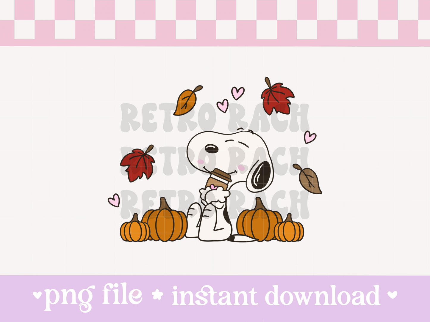 Fall Beagle PNG File