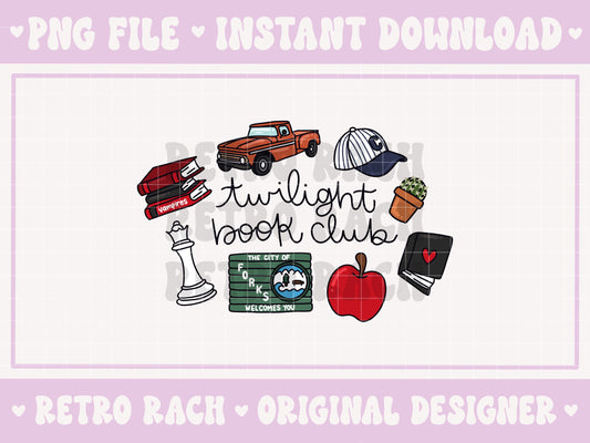 Vampire Book Club PNG File