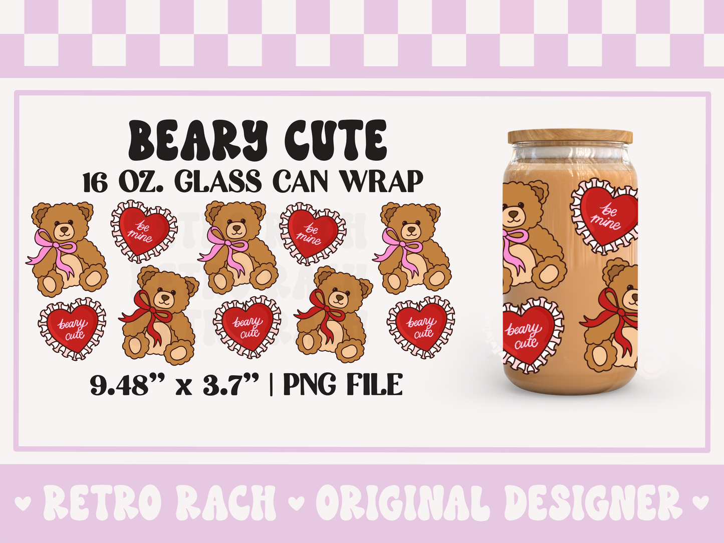 Beary Cute Cup Wrap File