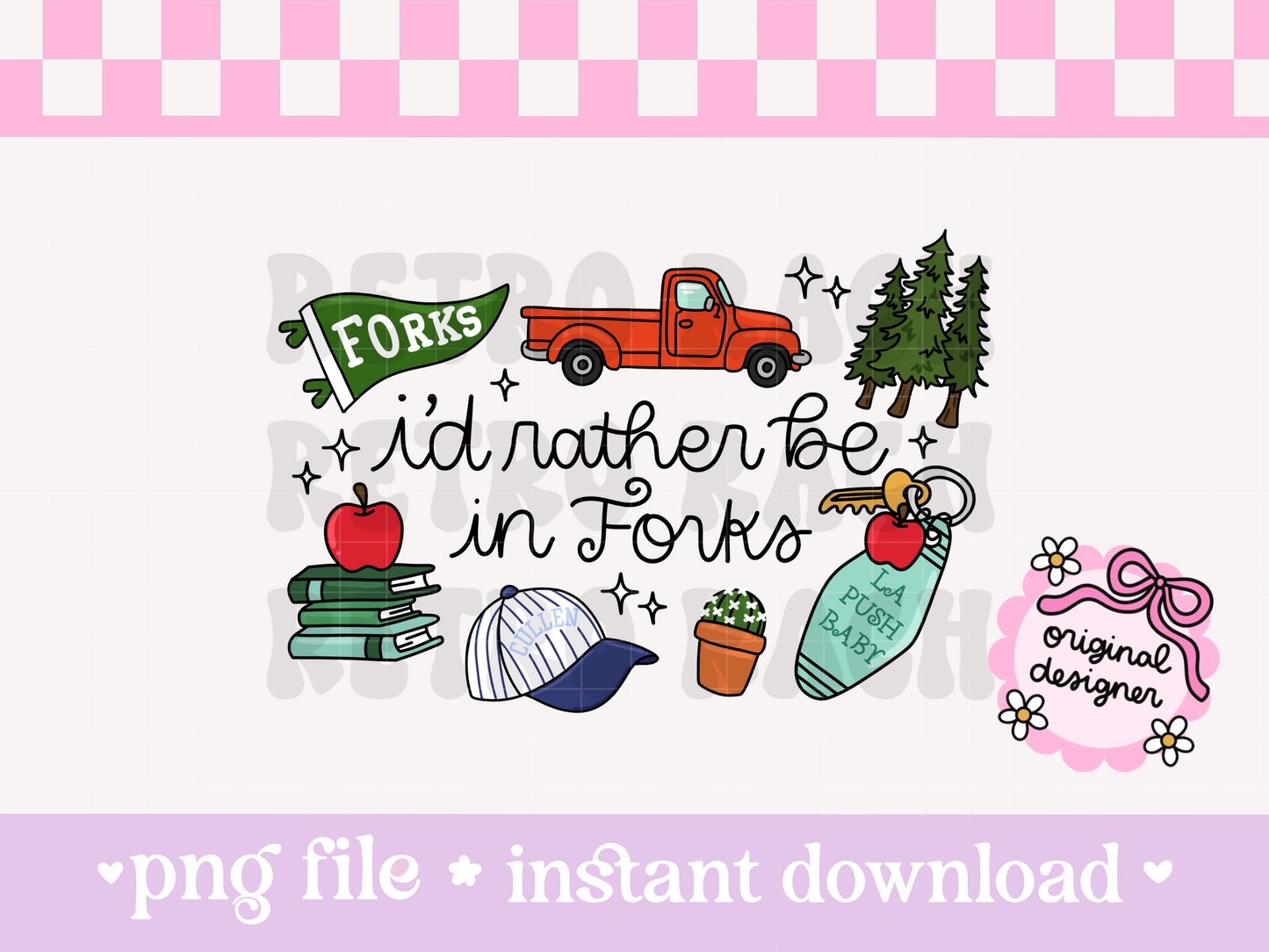 Rather Be in Forks PNG File