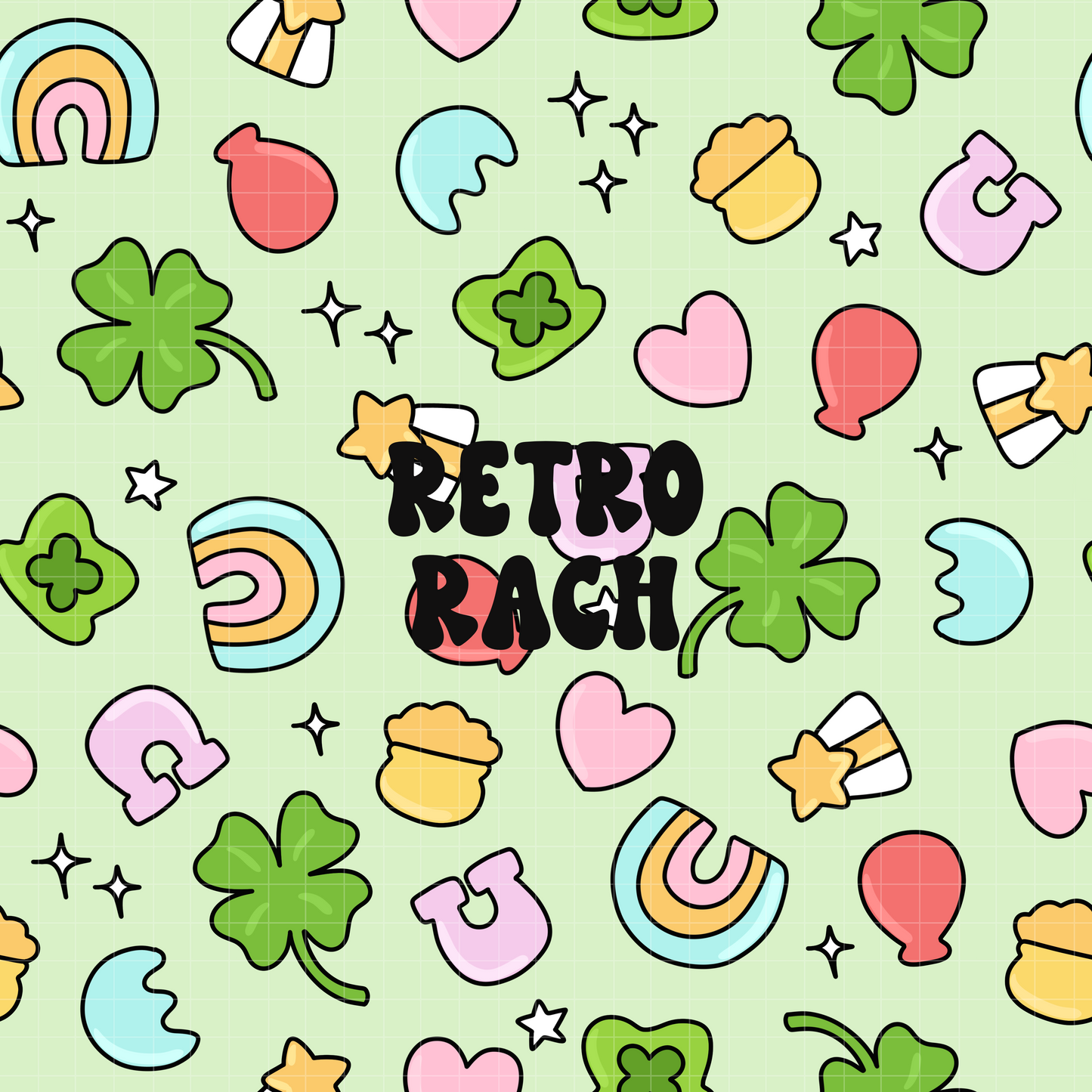Lucky Charms Seamless Pattern
