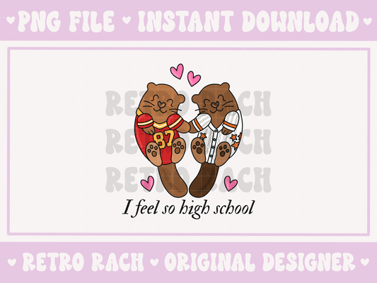 So High School Otters PNG File