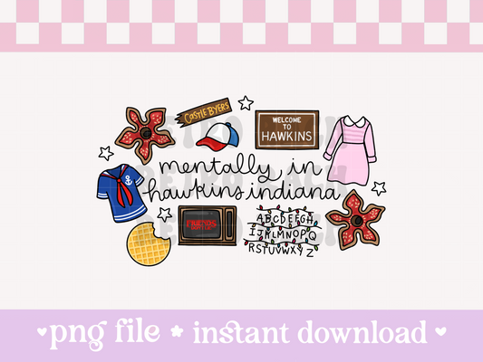 Mentally In Hawkins PNG File