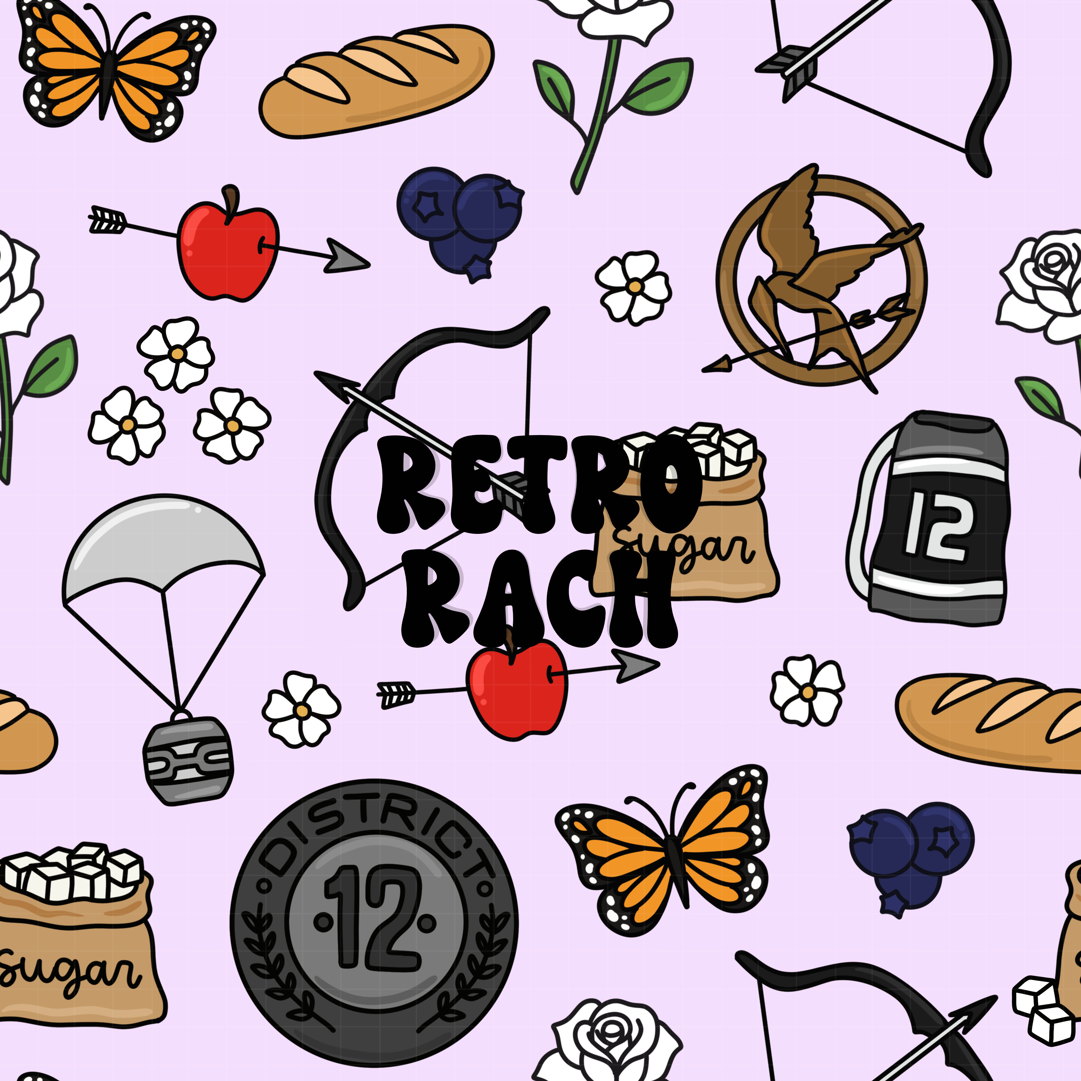 The Games Seamless Pattern – Retro Rach