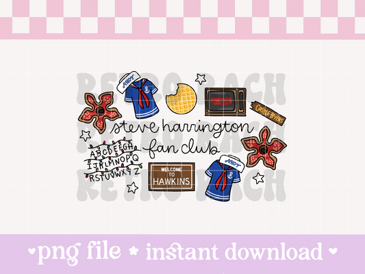 Steve’s Fan Club PNG File