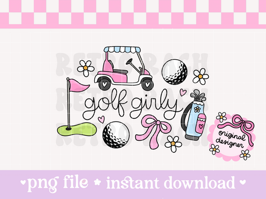 Golf Girly PNG File
