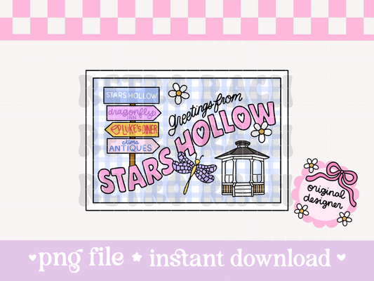 Cozy Postcard PNG