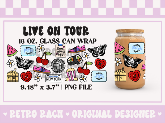 Live On Tour Cup Wrap File