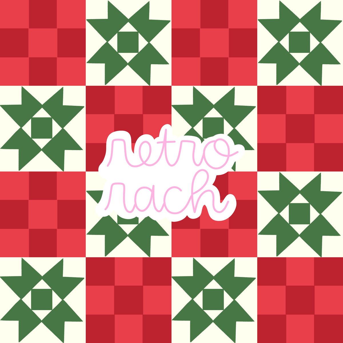Holiday Quilt Seamless Pattern