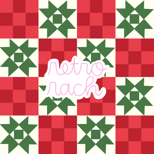 Holiday Quilt Seamless Pattern