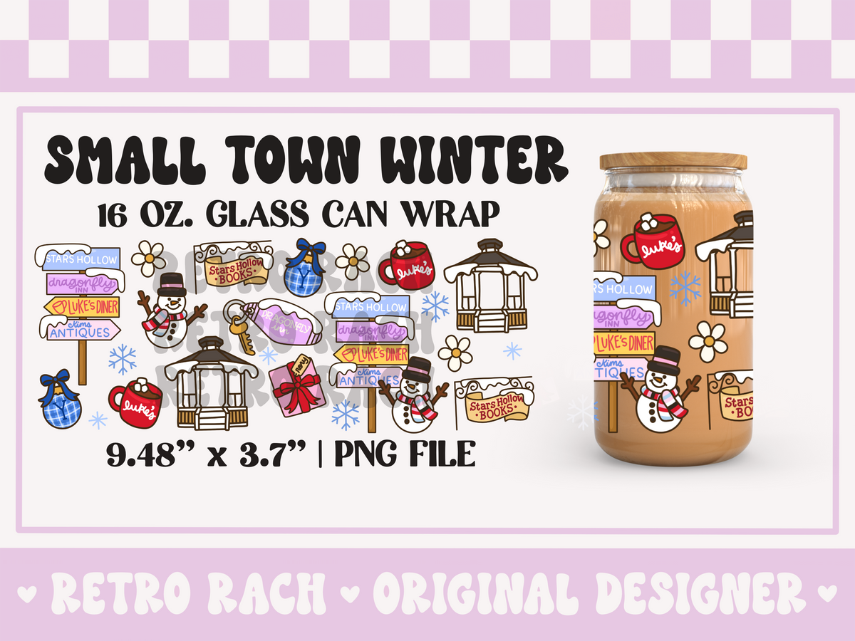 Stars Hollow Winter Cup Wrap File