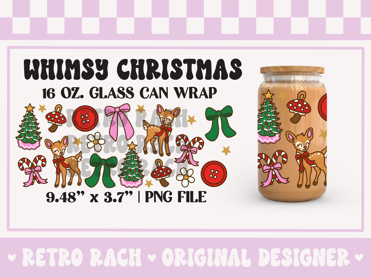 Whimsy Christmas Cup Wrap File