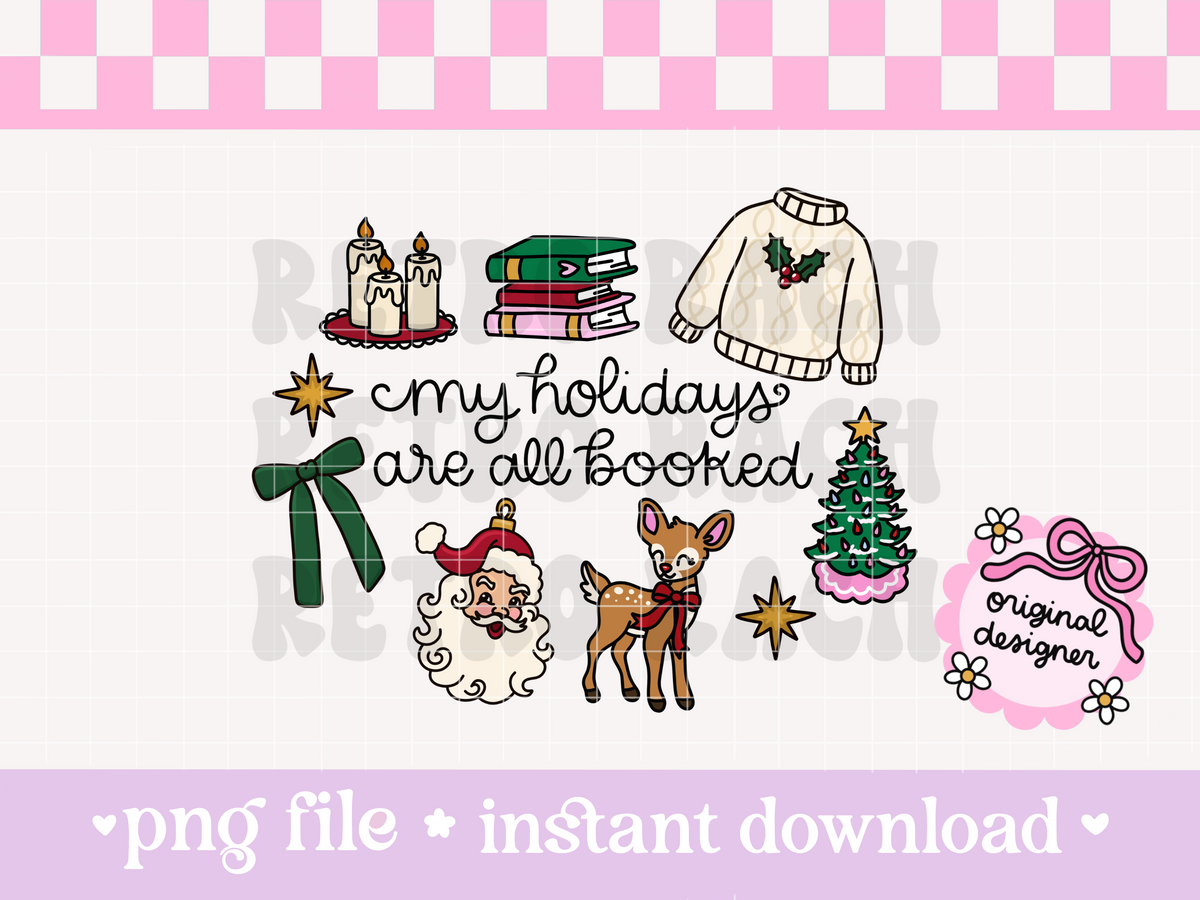 Holidays Are Booked PNG File