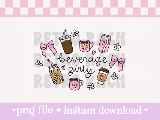 Beverage Girly PNG File