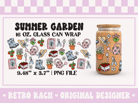 Summer Garden Cup Wrap File
